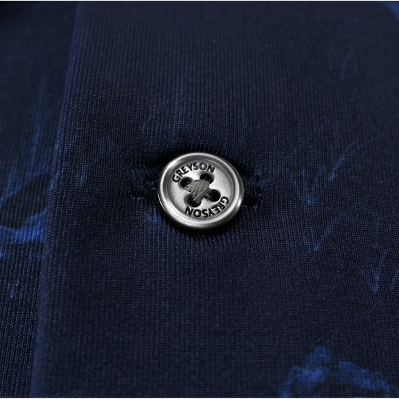 Greyson Mens M Polo Shirt Lion Pride Graphic Animal Print Golf Luxury NWT Willow - Picture 8 of 14